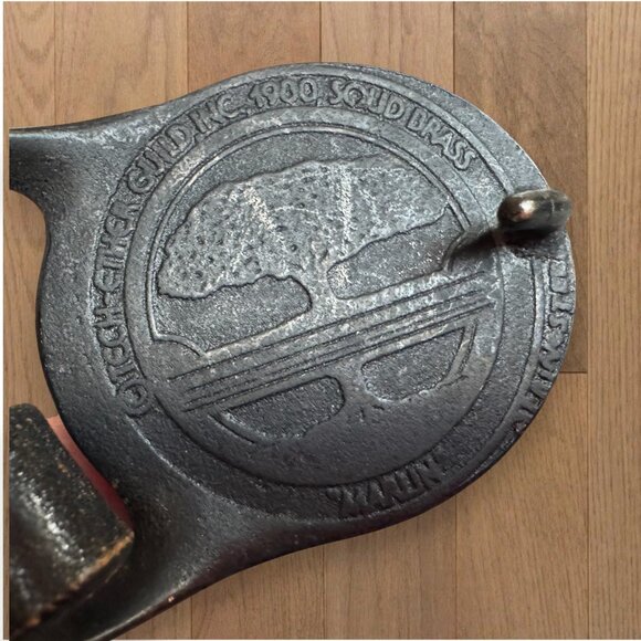 Tech Ether Guild “Marlin” Limited Edition Solid Brass Belt Buckle Leather USA - Picture 10 of 10